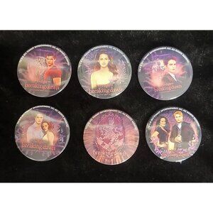 Collectible Breaking Dawn Part 1 Movie Pins, set of 6